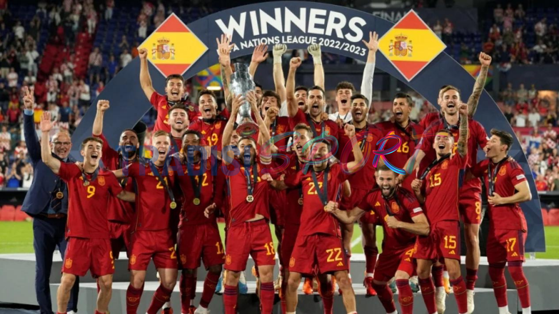 La Roja Buru Trofi Juara Euro 2024