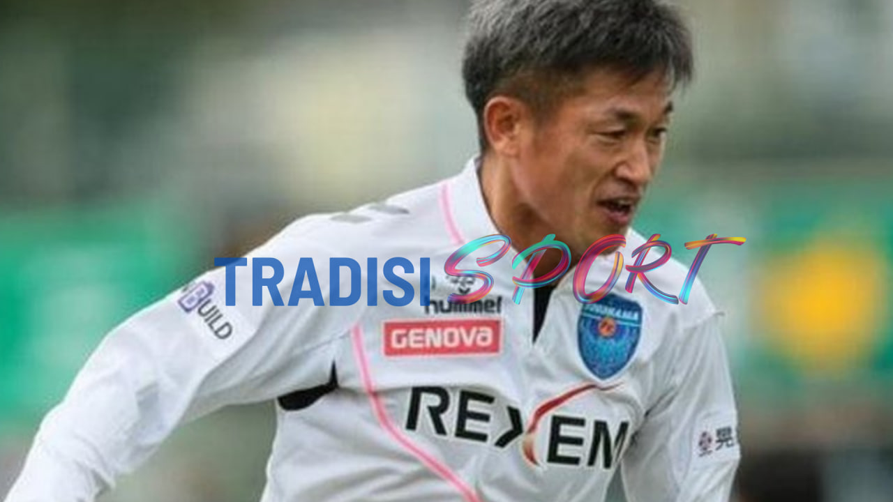 pemain bola tertua Kazuyoshi Miura