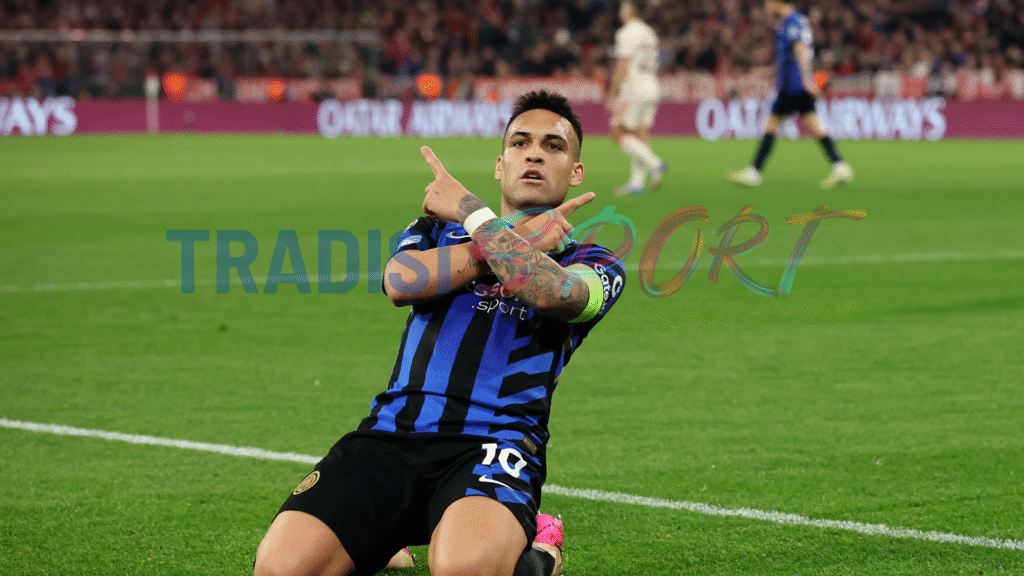Kapten Inter Milan Lautaro Martinez Absen Lawan AS Roma